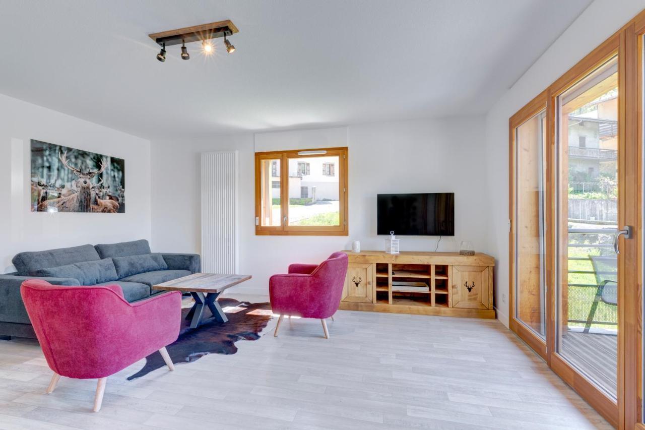 La Poudreuse - Duplex Avec Balcon Vue Montagne - Flumetアパートメント エクステリア 写真