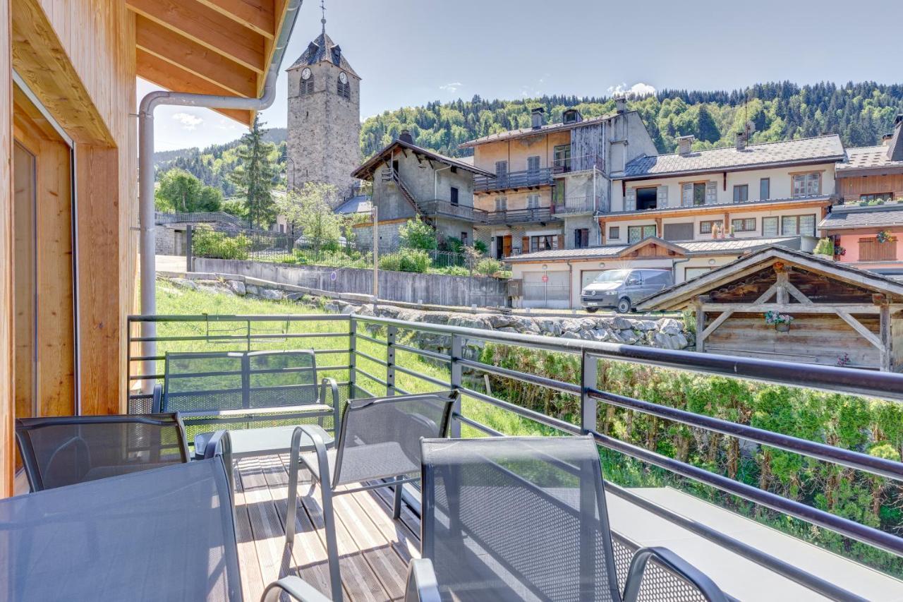 La Poudreuse - Duplex Avec Balcon Vue Montagne - Flumetアパートメント エクステリア 写真