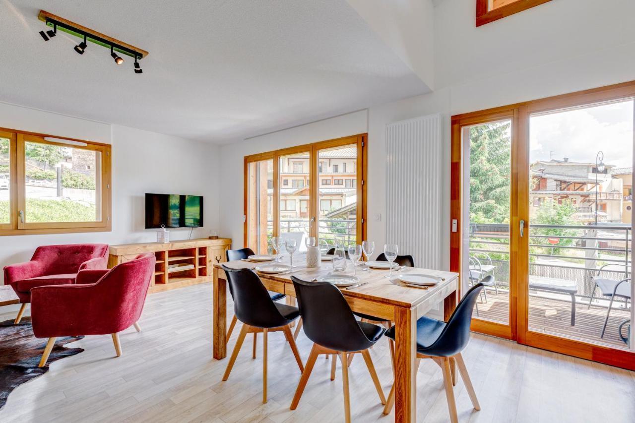 La Poudreuse - Duplex Avec Balcon Vue Montagne - Flumetアパートメント エクステリア 写真