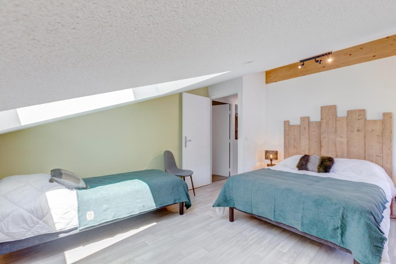 La Poudreuse - Duplex Avec Balcon Vue Montagne - Flumetアパートメント エクステリア 写真