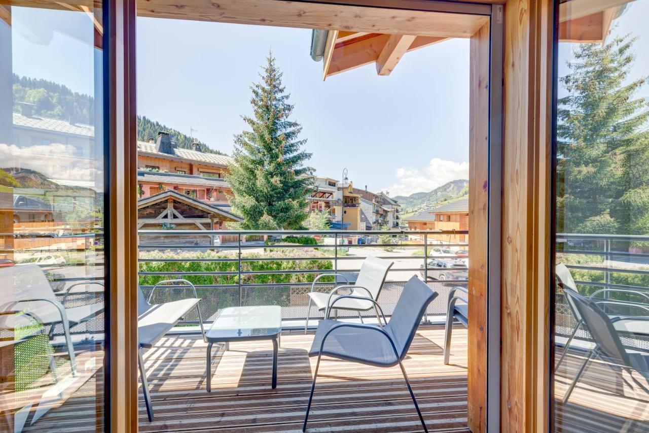 La Poudreuse - Duplex Avec Balcon Vue Montagne - Flumetアパートメント エクステリア 写真